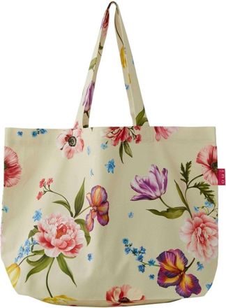 Oui Botany Bliss Tote Bag In Ecru