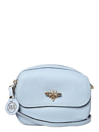 Roberta M Turquoise Rundleer Tas