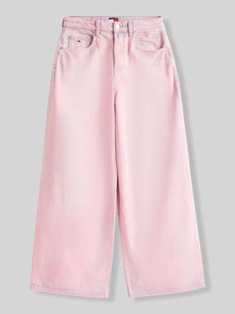 Tommy Jeans Loose Fit Jeans aus Baumwoll-Mix Modell CHARLIE MR LOOSE in Rosa, Gr&ouml;&szlig;e 25/32