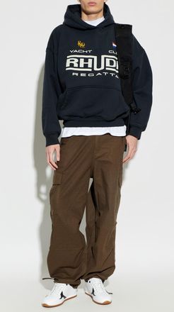 Rhude Cargo Trousers, Mens, Brown