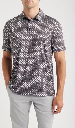 Johnston & Murphy XC+ Game Day Performance Polo in Black at Nordstrom, Size X-Large