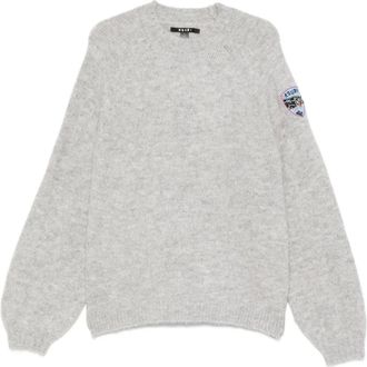 Ksubi patch-detail sweater - women - Alpaca/Acrylic/Nylon/Spandex/Elastane - S - Grey