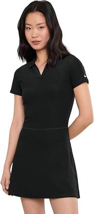 Nike Victory Dri-FIT Golf Polo Dress Womens Dress Black/White : LG (US 12-14), Elastane/Polyester