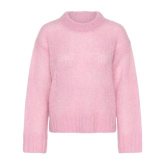 Part Two Rondgebreide kleding - Dames - Ronde hals truien - Roze - L - Truien & Vesten