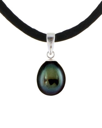 Splendid Pearls Rhodium Plated Silver 7-8Mm Freshwater Pearl Necklace