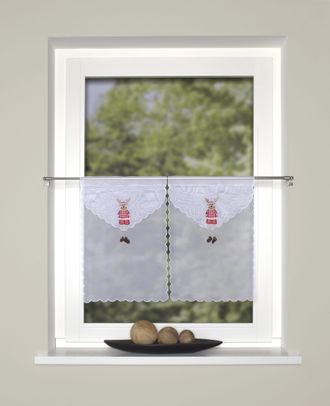 Home Wohnideen Vorhang »ELG« Stangendurchzug 2 Stk. tlg. Fensterbilder Voile