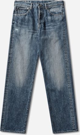 Visvim Men s Social Sculpture 01 Narrow DMGD-46 Jeans Indigo