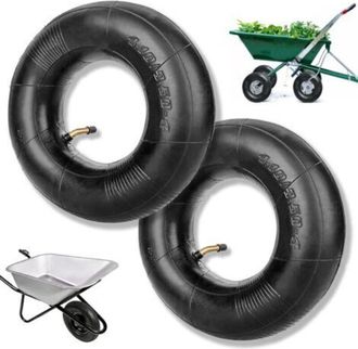 OEM 2 C&aacute;maras De Aire Para Rueda De Carretilla 4.10/3.50-4, Cortac&eacute;sped, Rueda De Carretilla De Mano