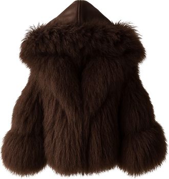 Wanan Luxury Cappotto Arianna marrone in mongolia-Donna