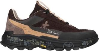 Premiata Devin 500 - Heren - Sneakers - Bruin - 42 EU - Leer - Schoenen
