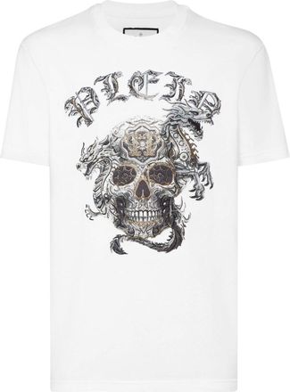 Philipp Plein SS Skull-print T-shirt - men - Cotton - XXXXL - White