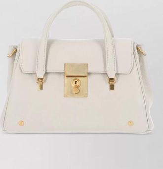 Thom Browne leather shoulder bag