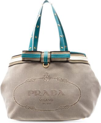 Prada Pre-owned Prada Canvas Canapa Logo Tote Ladies GR7XTPXJ6JNNCUY8