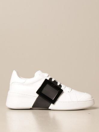Roger Vivier Sneakers Viv skate in pelle con fibbia