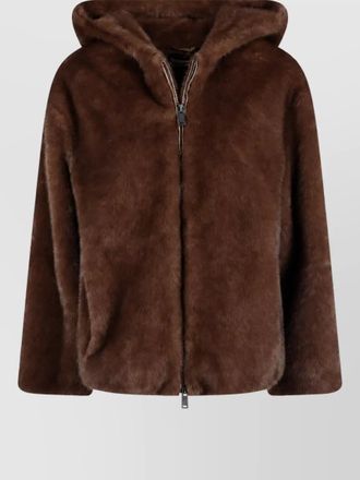 Parosh faux fur coat