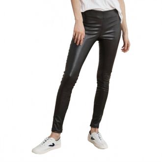Velvet Womens Berdine Faux Leather Leggings In Black