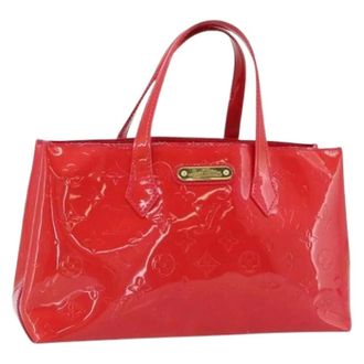Louis Vuitton Pre-owned Handbags, female, Red, Size: ONE SIZE Pre-owned Vintage Patent Leather Hand Bag