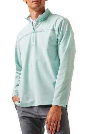 Travis Mathew On the Map Quarter Zip Pullover in Eggshell Blue at Nordstrom Rack, Size Xxx-Large