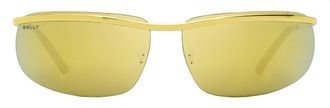 Bally BY0111 Rimless Sunglasses - Gold