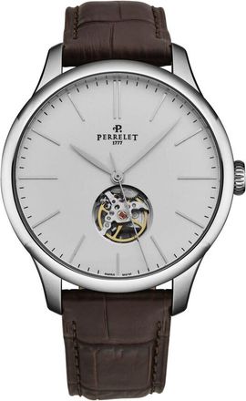 Perrelet First Class Silver-tone Dial Mens Watch A1087/F