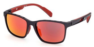 Adidas Sport SP0035 02L Mens Sunglasses Black Size 56