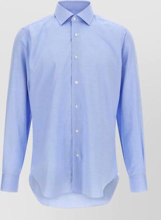 Barba cotton shirt long sleeves buttondown collar