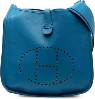 Hermès 2011 Epsom Evelyne III 29 crossbodytas - Blauw