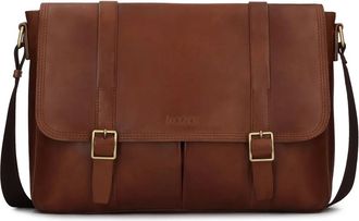 Kazar Ireneuss Schoudertas - Heren - Schoudertassen - Bruin - ONE Size - Leer - Tassen