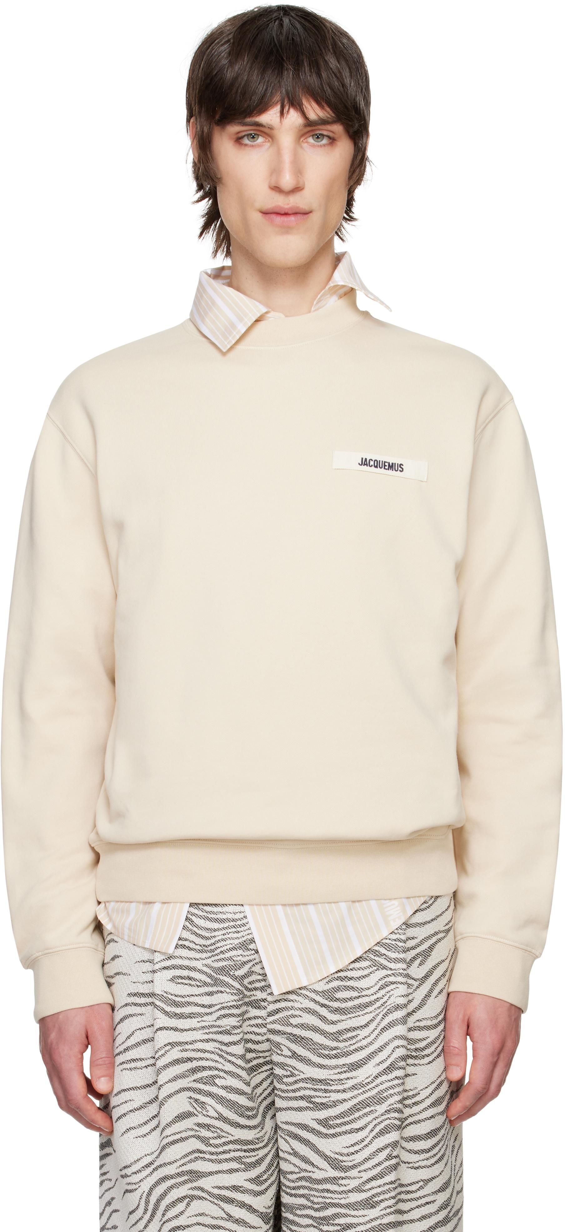 Jil Sander Sweatshirt JIL SANDER Men color Beige from Jil Sander Sweatshirt JIL SANDER Men color Beige from
