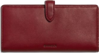 Shinola Continental Leather Snap Wallet in Ruby at Nordstrom