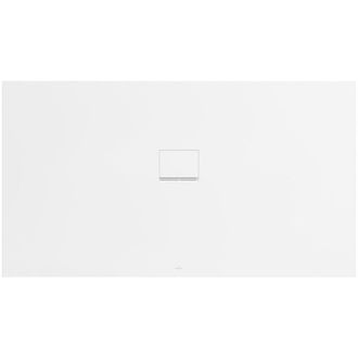 Villeroy & Boch Squaro Infinity kunststof douchebak - quaryl rechthoekig 180x100x4cm - mat wit