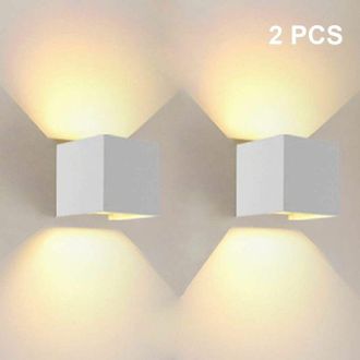 OEM Aplique De Pared Led, L&aacute;mpara De Pared Led Para Interiores Con Iluminaci&oacute;n Hacia Arriba Y Hacia Abajo, Luz Blanca C&aacute;lida, &Aacute;ngulo De Haz Ajustable Para