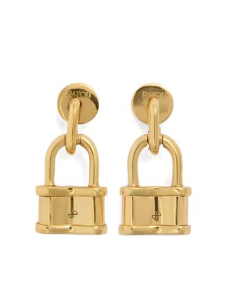 Patou mini padlock earrings - Gold