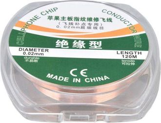 OEM Cable Puente Superfino, Tipo De Aislamiento Ultrafino, Baja Resistencia, 120 M De Longitud, 0,02 Mm De Di&aacute;metro, Para Cableado De Chips De Tel&eacute;fono