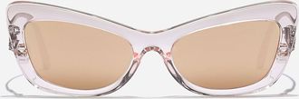 Dolce & Gabbana Dg Crystal Sunglasses - Woman Transparent Rose Onesize