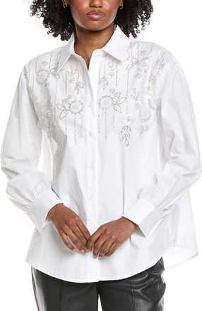 Gracia 3D Floral Embroidered Shirt
