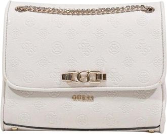 Guess Tassen, Dames, Wit, ONE Size, Polyester, Anise Convertible Xbody Flap