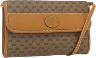 Gucci Pre-owned Cross Body Bags, female, Beige, Size: ONE SIZE Pre-owned Plastic Cross Body Bag