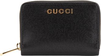 Gucci Wallets & Cardholders, female, Black, Size: ONE SIZE Zip Card Case