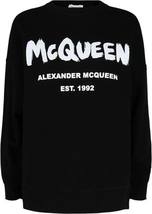 Alexander McQueen Alexander Mcqueen Graffiti Logo Sweatshirt