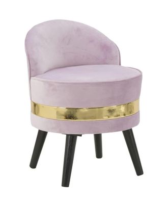 Mauro Ferretti Mini silla con respaldo en tela rosa &oslash; cm 45x62