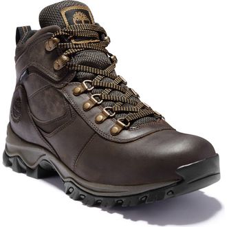 Timberland Mt. Maddsen Waterproof Hiking Boot in Dark Brown at Nordstrom, Size 11.5