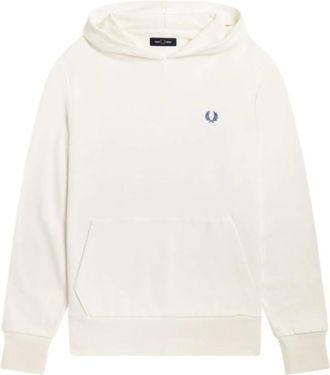 Fred Perry Laurel Wreath Hooded Sweat - Heren - Hoodies - Wit - S - Hoodies & sweatvesten