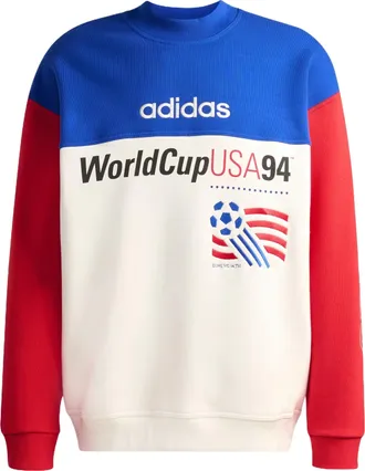 adidas World Cup USA Graphic Sweatshirt Royal Blue White Red KD1156