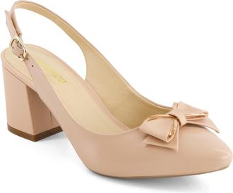 Andrea Womens Slingback and Bow Pumps 87213