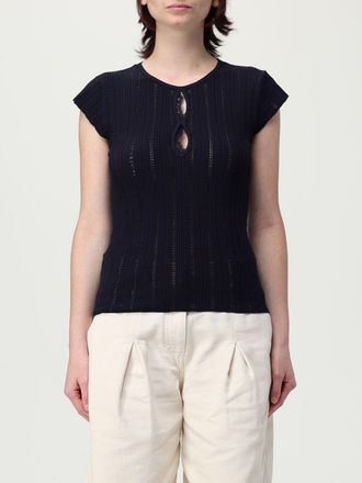 Pinko Sleutelgatdetail Geribbelde Brei Top