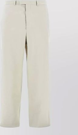 Emporio Armani chino trousers straight leg belt loops pockets