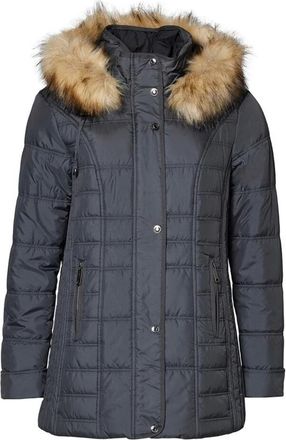 Danwear Jassen, Dames, Grijs, M, Polyester, Art Raccoon Donkergrijze Winterjas