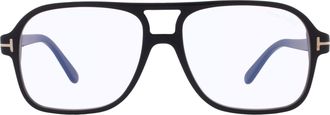 Tom Ford Blue Light Block Navigator Mens Eyeglasses FT6058-B 001 58