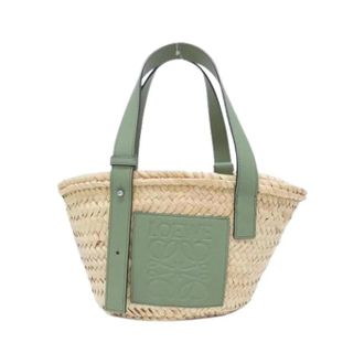 Loewe Pre-owned Handbag - Dames - Pre-owned - Beige - Maat: ONE Size Leer